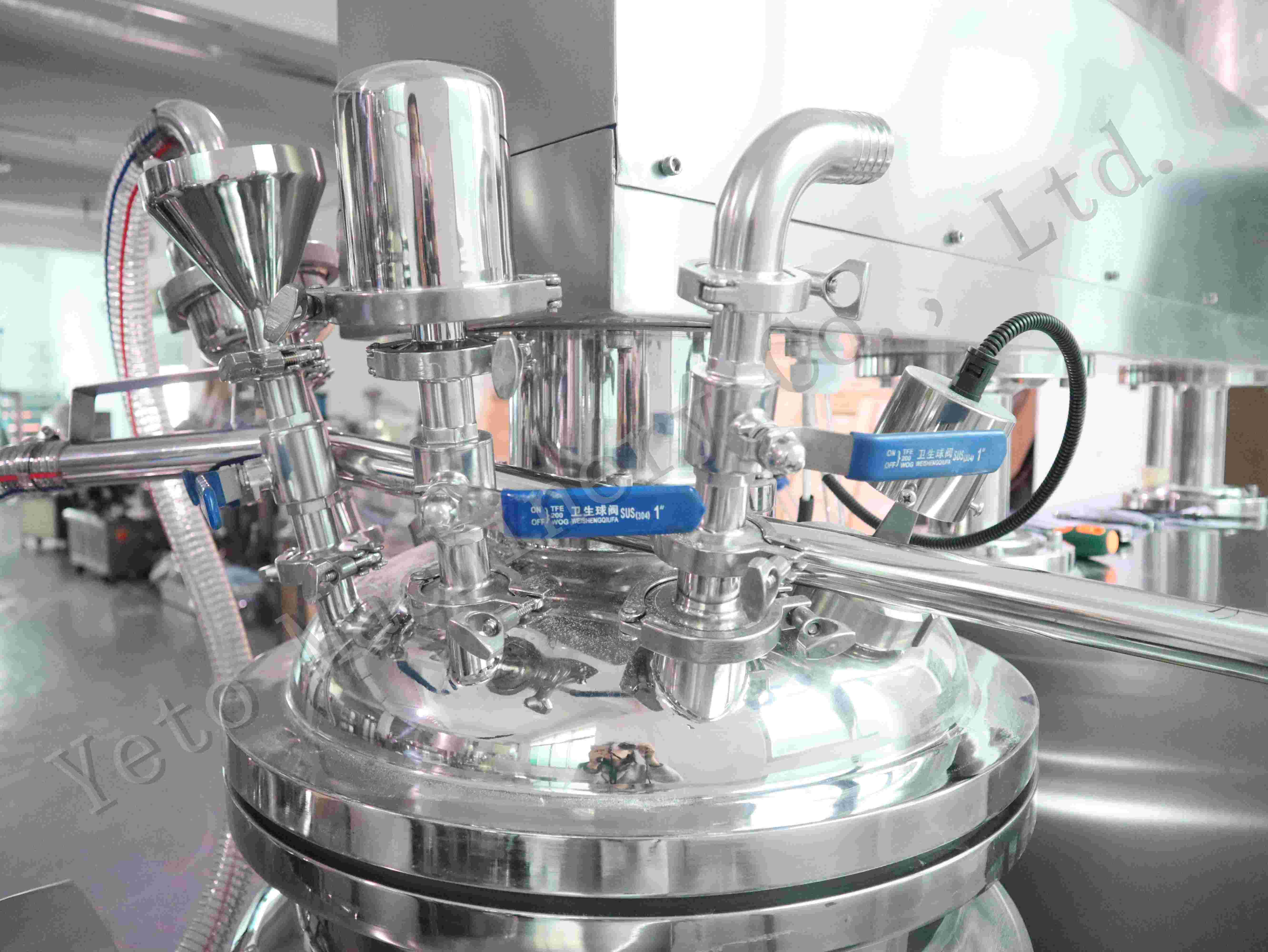 Vacuum emulsifier homogenizer main pot cover
